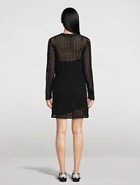 Micah Crochet Mini Dress