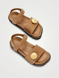 Pebble Leather Sport Sandals