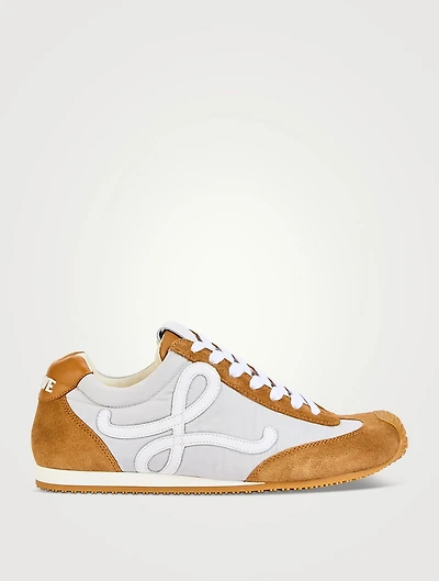 Ballet Runner 2.0 Nylon And Suede Sneakers
