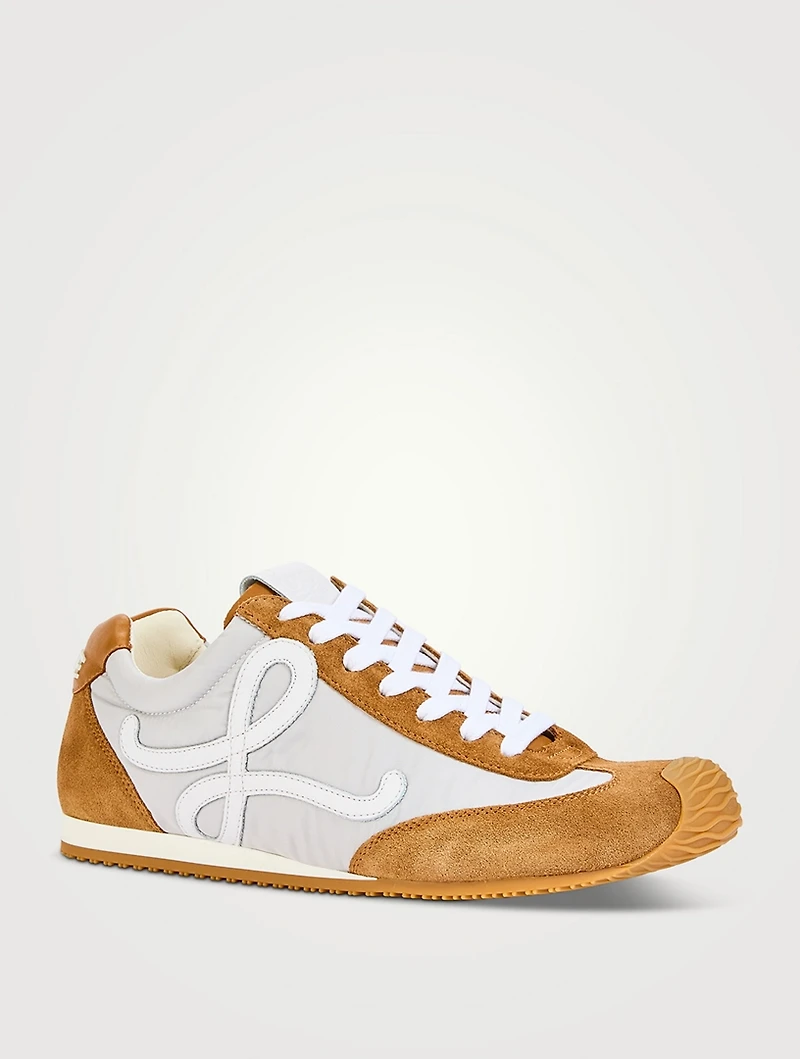 Ballet Runner 2.0 Nylon And Suede Sneakers