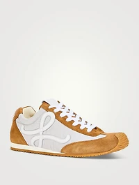 Ballet Runner 2.0 Nylon And Suede Sneakers