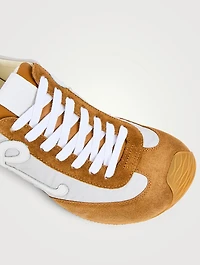 Ballet Runner 2.0 Nylon And Suede Sneakers
