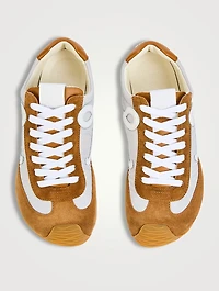 Ballet Runner 2.0 Nylon And Suede Sneakers