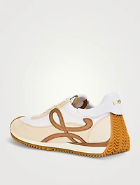 Flow Runner 2.0 Nylon And Suede Sneakers