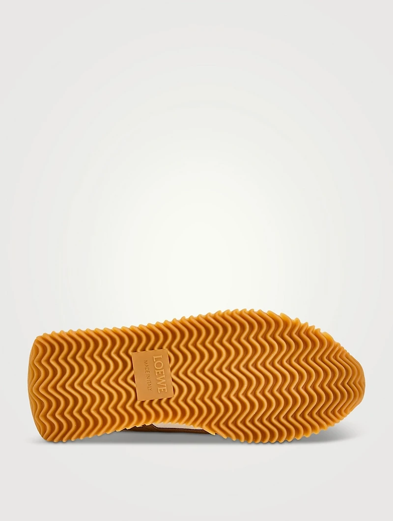Flow Runner 2.0 Nylon And Suede Sneakers