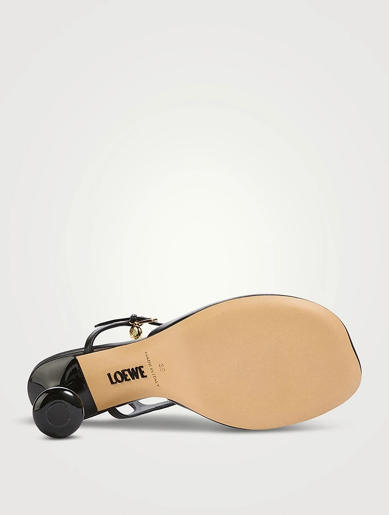 Toy Leather Ankle-Strap Pumps