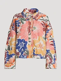 Soleil Beach Jacket Floral Print