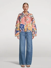 Soleil Beach Jacket Floral Print