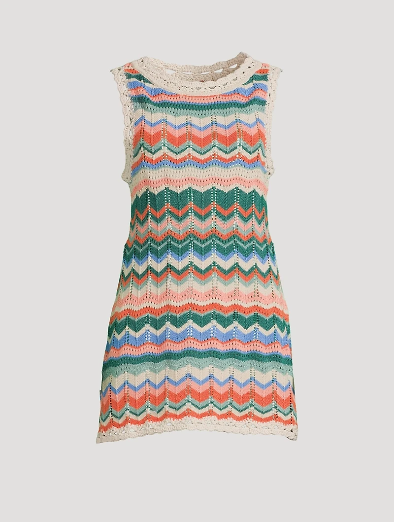 Sandy Mae Crochet Mini Dress