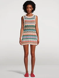 Sandy Mae Crochet Mini Dress