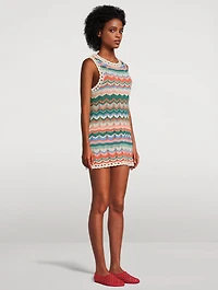 Sandy Mae Crochet Mini Dress