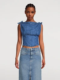 Louie Denim Top