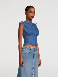 Louie Denim Top