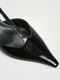 Liz Patent Leather T-Strap Pumps