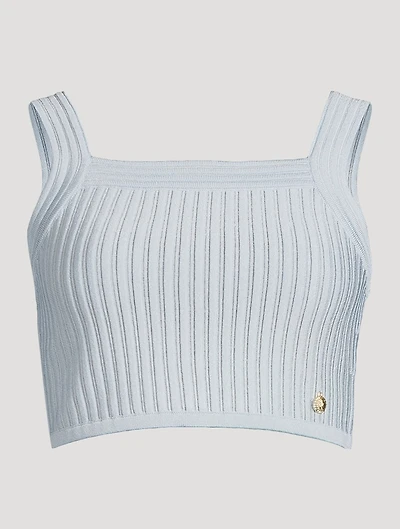 Textured Knit Crop Top