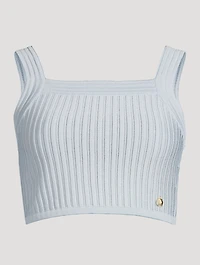 Textured Knit Crop Top