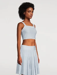 Textured Knit Crop Top