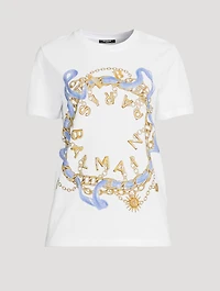 T-Shirt Balmain Chain Print