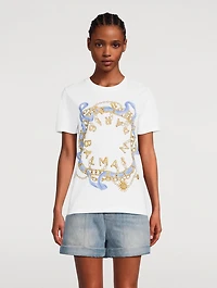 T-Shirt Balmain Chain Print