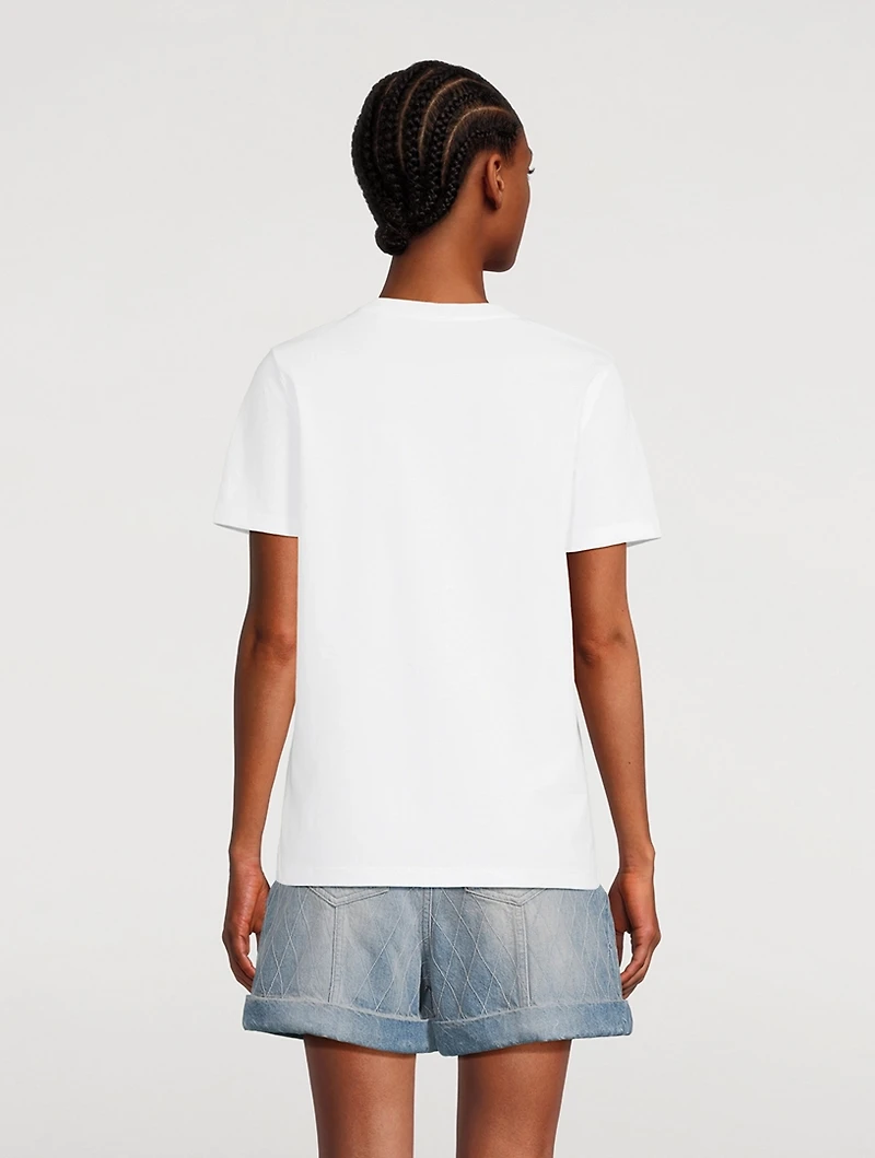 T-Shirt Balmain Chain Print