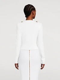 Cable-Knit Cardigan