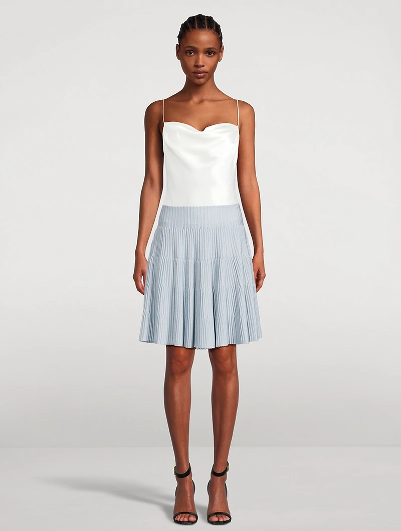 Textured Knit Skirt