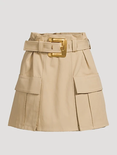 Belted Cargo Skirt
