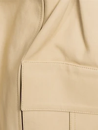 Belted Cargo Skirt