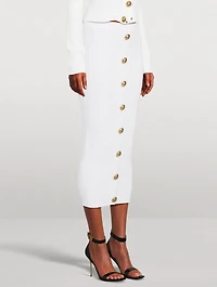Cable-Knit Pencil Skirt