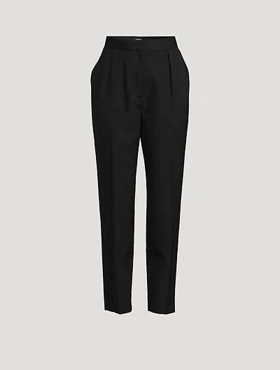 Grain de Poudre Wool Trousers