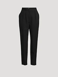 Grain de Poudre Wool Trousers