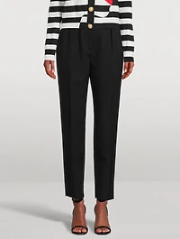 Grain de Poudre Wool Trousers
