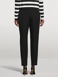 Grain de Poudre Wool Trousers