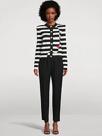 Grain de Poudre Wool Trousers