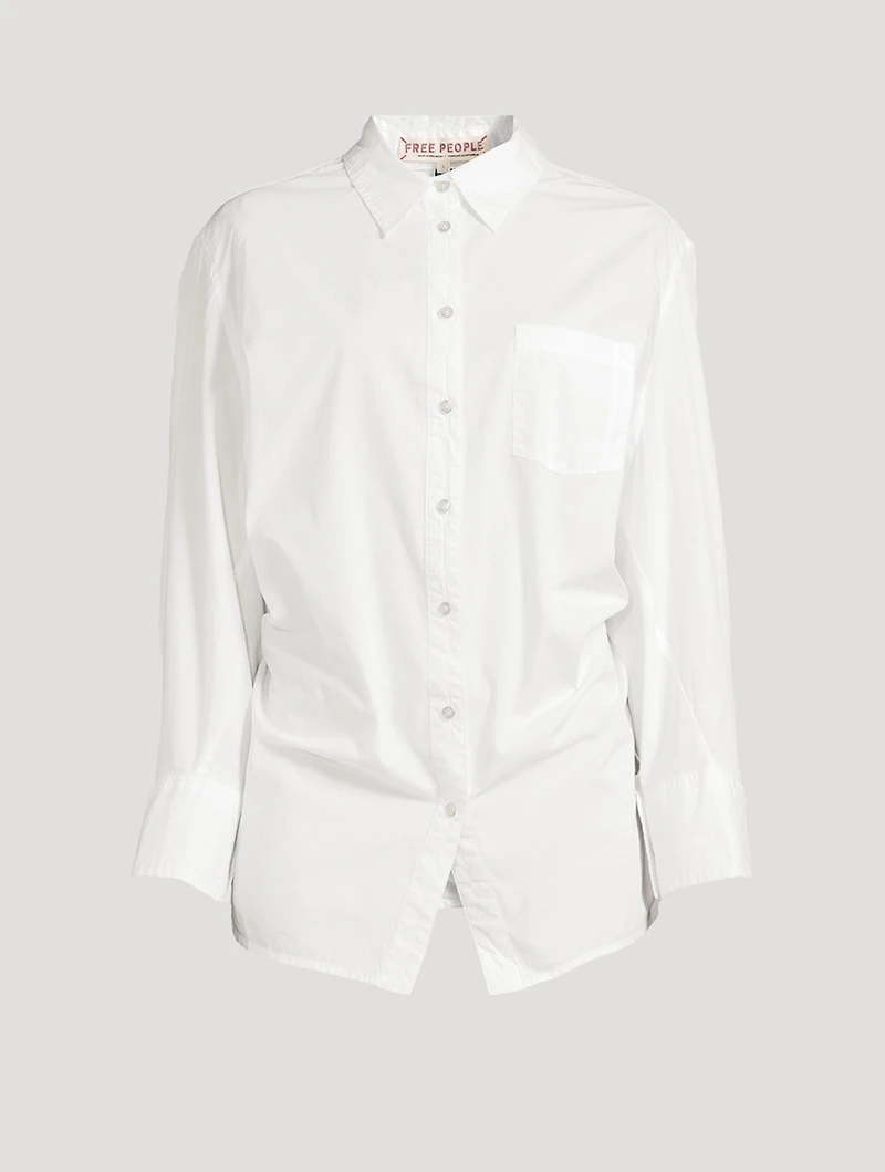 Sabine Cinched Poplin Shirt