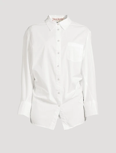 Sabine Cinched Poplin Shirt