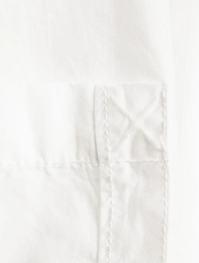 Sabine Cinched Poplin Shirt