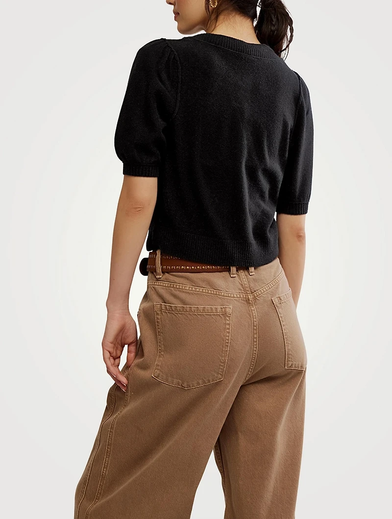 Isla Short-Sleeve Cardigan