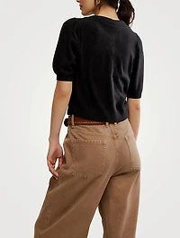 Isla Short-Sleeve Cardigan