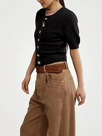 Isla Short-Sleeve Cardigan