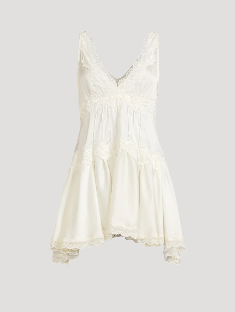 This Groove Lace-Trimmed Slip Dress
