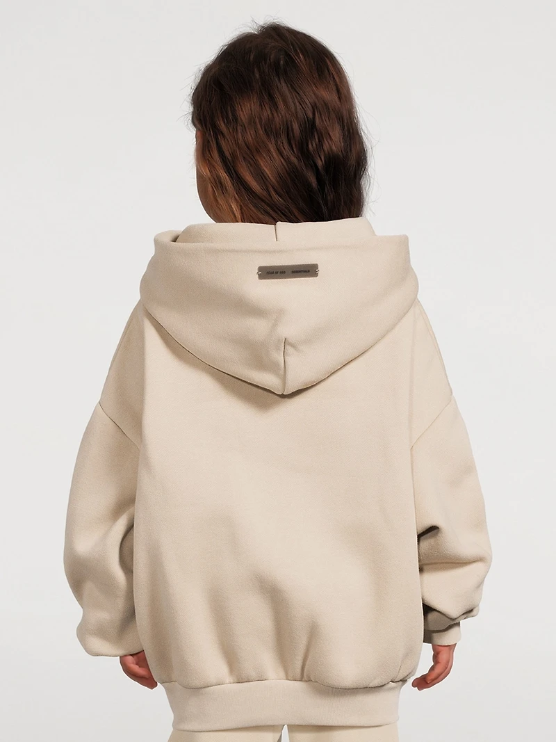 Cotton-Blend Fleece Hoodie