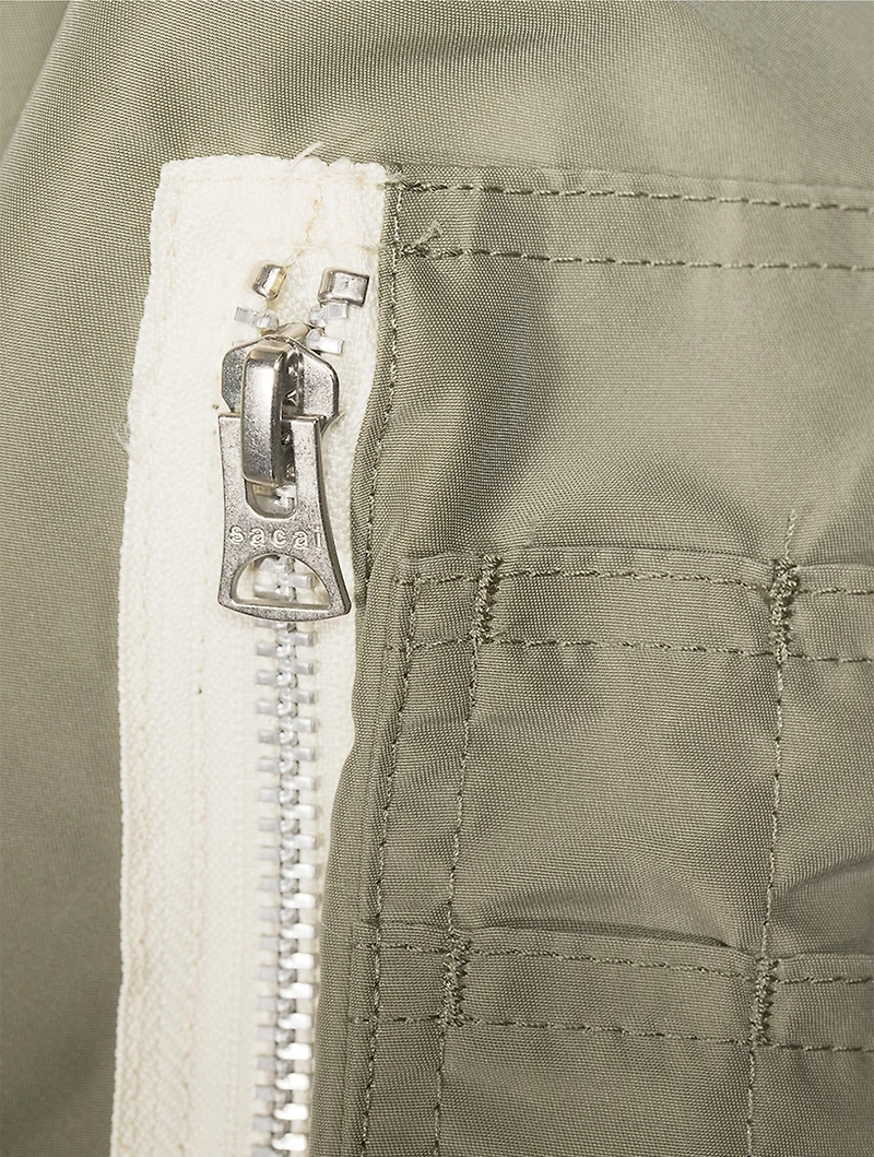 sacai x Levi's® Reversible Denim And Matelassé Twill Blouson Jacket