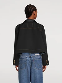 sacai x Levi's® Denim And Matelassé Twill Jacket