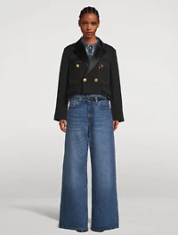 sacai x Levi's® Denim And Matelassé Twill Jacket