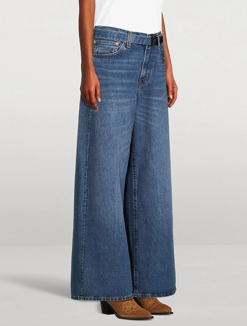 sacai x Levi's® Wide-Leg Jeans