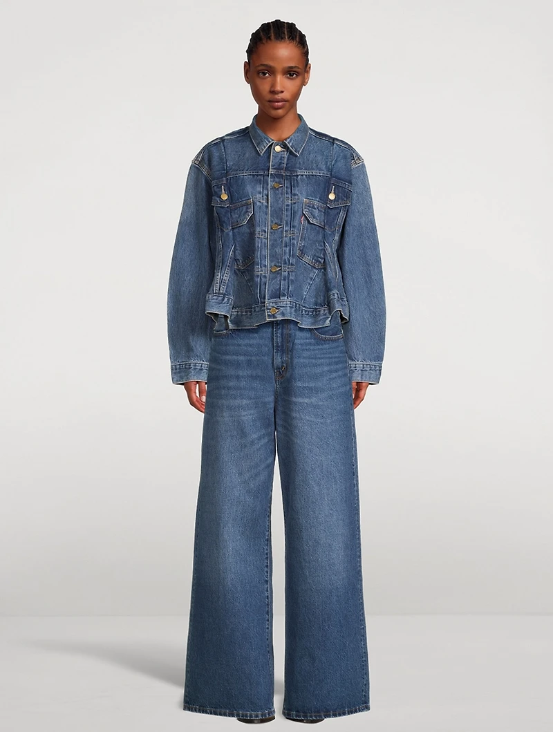 sacai x Levi's® Wide-Leg Jeans