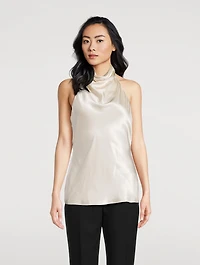 Silk Halter Top