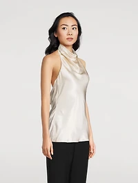 Silk Halter Top