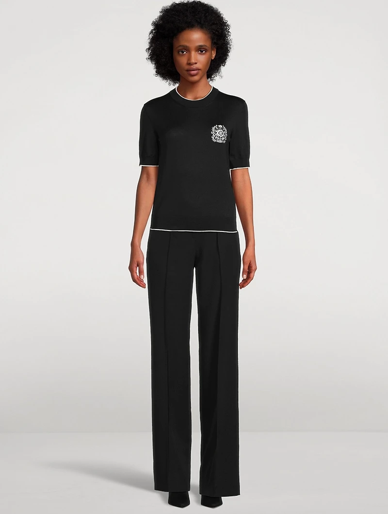 Balmain Emblème-Embroidered Sweater